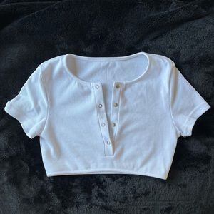 Cropped Button Up